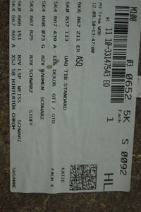 фото thumb №15, Боковина двері лівий зад vw golf vi 6 hb