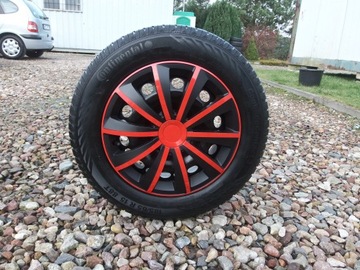 КОЛПАКИ 15 КРАСНЫЕ OPEL VW ALFA FIAT FORD RENAULT