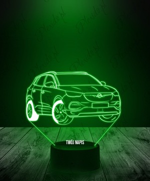 Настольная лампа светодиодная статуя автомобильный автомобиль Opel Insignia Plexido