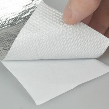 5M*5CM TAŚMA IZOLACYJNA ALUMINIOWA SAMOPRZYLEPNY DO RUR WYDECHOWYCH