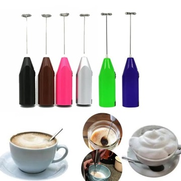 Mini Electric Handheld Egg Beater Household Kitchen Stainless Steel Coffee