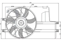 фото thumb №1, Nissens вентилятор радиатора с корпус mercedes