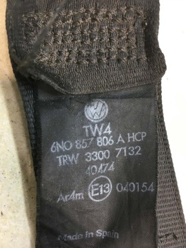 фото thumb №7, Pas безопасности правые зад polo iii 6n2