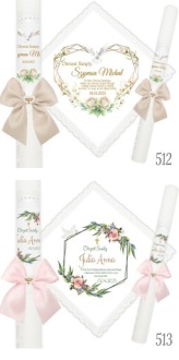 Сувенир на крестины CHRISTMAS CHRISTMAS WEDGE AND CHRISTMAS CANDLE BOX