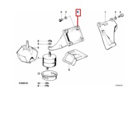 фото thumb №9, Bmw 5 e28 правый кронштейн двигателя 11811127362 1127362