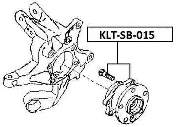 фото thumb №2, Ступиця колеса зад subaru b9 tribeca w10 04-