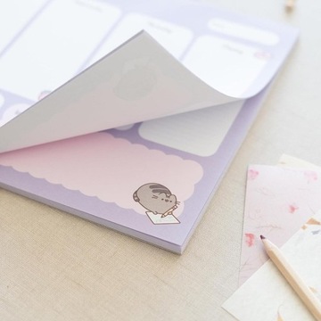 Pusheen - Еженедельный планировщик из коллекции «Моменты», 54 страницы А4.