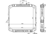 фото thumb №2, Nissens радіаторів двигуна bez рами mercedes lk/l