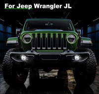 фото thumb №11, Лампы противотуманные фары противотуманные перед + drl дневные jeep wrangler jl