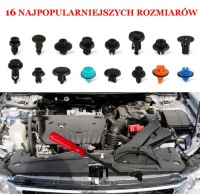 Купити Набір кліпси штифти автомобільні + ściągacze, фото thumb