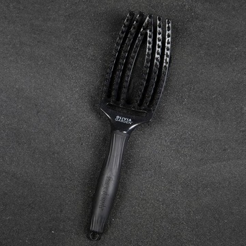 OLIVIA GARDEN BOAR NYLON SZCZOTKA UŁATWIAJĄCA ROZCZESYWANIE BLACK ONIX