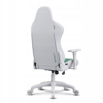 Офисное игровое кресло с ковшом из экокожи, регулируемое Sense7