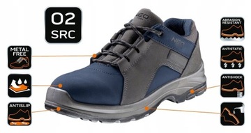 NEO SHOES НИЖНЯЯ РАБОЧАЯ ОБУВЬ O2 SRC NUBUK ANKLES 82-740, размер 44