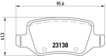 фото thumb №3, Гальмівні колодки гальмівні зад brembo do mercedes a 210