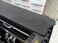 фото thumb №7, Bmw x1 u11 панель роздавальна консоль чорна sensatec szew синій hud