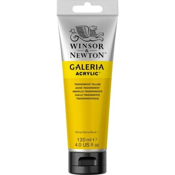 Farba akrylowa Galeria 120ml Transparent Yello 653