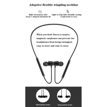 Наушники Bluetooth Спортивные наушники V4.2 с микрофоном Красный микрофон