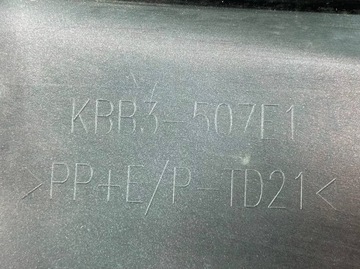 фото thumb №12, Mazda cx-60 cx-90 2022- накладка планка верхняя решётка перед kbb3-507e1