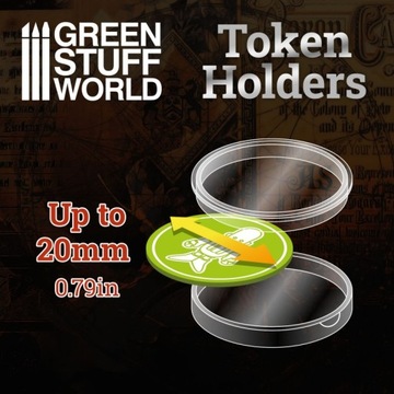 Token Holders 20mm - osłona na żeton 36 szt.