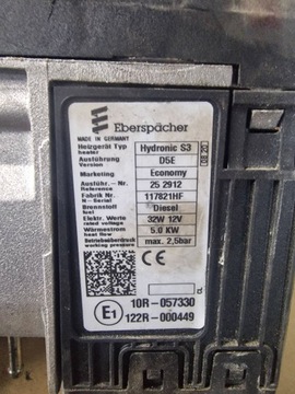 фото thumb №8, Вебасто eberspacher hydronic s3 5kw122r000449