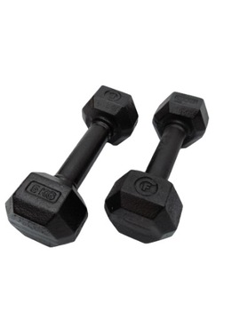 Шестиугольные гантели Cast Fitness 2 x 5 кг