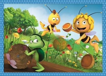 Puzzle 4w1 Pszczółka Maja 34356 Trefl 3+