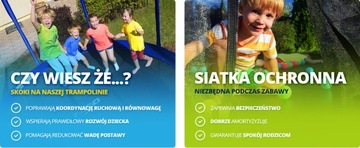 Trampolina ogrodowa 13ft/404cm z siatką zewnętrzną i drabinką Neo-Sport
