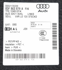 фото thumb №11, Боковина багажника левый audi q3 83a sportback 83f863879a fik