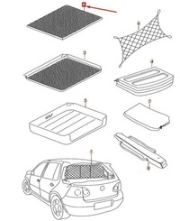 фото thumb №8, Грунтовка багажника чёрный коврик vag golf egolf 5g0061160