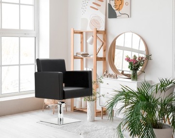 Fotel fryzjerski barberski hydrauliczny do salonu fryzjerskiego