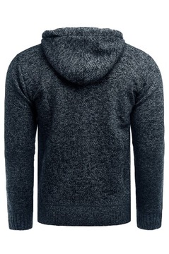 XL - УТЕПЛЕННЫЙ ДЖЕМПЕР С КАПЮШОНОМ MQ-2834