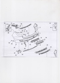 фото thumb №8, Opel zafira c tourer ползун задний бампера 7 szt