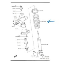 фото thumb №4, Пружина задняя - mazda rx-8 fe0228011