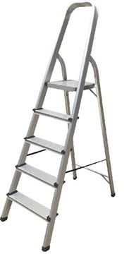 DRABINA DOMOWA STALOWA 3M LEKKA WYTRZYMAŁA 1x5