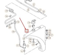 фото thumb №7, Бак воды do мойки vag audi tt tts 2007 2014 оригинальный 8j0955453c