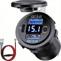 Зарядное устройство usb qc 3.0 pd 66w к надстройка quick charge 12v 24v Доставка, фото thumb