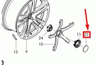 фото thumb №6, Bentley continental flying spur емблема na ступиця колеса новий оригінальний 3w