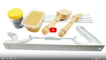 Zestaw do CYNOWANIA Duży Cyna Pasta Wosk Szpachelki 2szt Hebel Tarniki 4szt