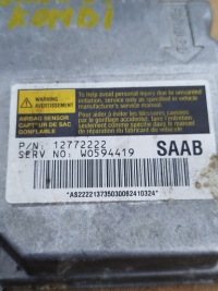 Модуль датчик подушка безопасности saab 9-5 универсал 12772222 r2c исправный Оригинал, фото thumb
