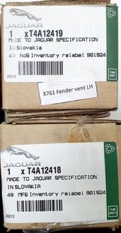 фото thumb №6, Накладки крила впуск карбон jaguar f-pace nowe оригінальний номер