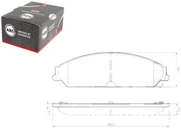 фото thumb №1, Гальмівні колодки гальмівні chrysler 300 c 6.1 srt8 lx