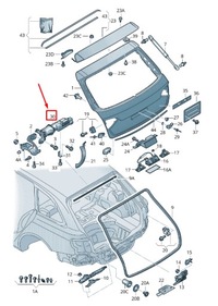 фото thumb №1, Audi q5 8r rear left задні двері drive unit 8r0827851d