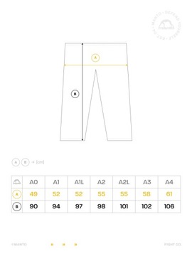MANTO Кимоно Ги BJJ модель BASE 2.0 черное - A1