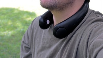 PRZENOŚNY WIATRAK SPORTOWY WENTYLATOR USB CZARNY