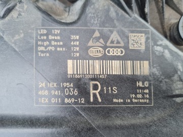 фото thumb №14, Audi a7 s7 c7 4g8 4g рестайлінг лампи перед повний led matrix 4g8941783 4g8941036