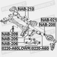 фото thumb №6, Сайлентблок балка задний nissan pathfinder r51 2004