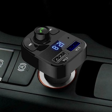 АВТОМОБИЛЬНЫЙ ПЕРЕДАТЧИК FM MP3 BLUETOOTH ТЕЛЕФОННЫЙ КОМПЛЕКТ