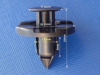 фото thumb №2, 5x nissan almera micra note qashqai patrol x-trail штифт 8 подкрылок защита