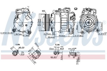 фото thumb №14, Nissens 890622 компресор кондиціонера