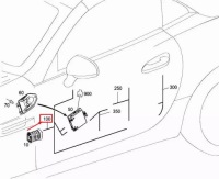 фото thumb №1, Джгут електрична двері передніх mercedes-benz slk r172 a1725408101